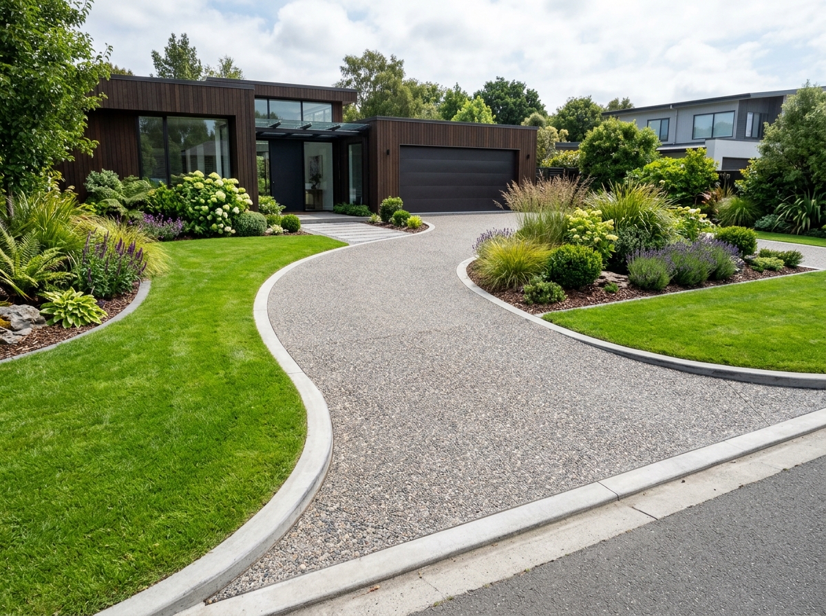 Driveway & Kerb by Geelong Earth Scape